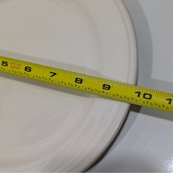 Syracuse China Cascade 9.75" White Ceramic Dinner Plate - Picture 8 of 10